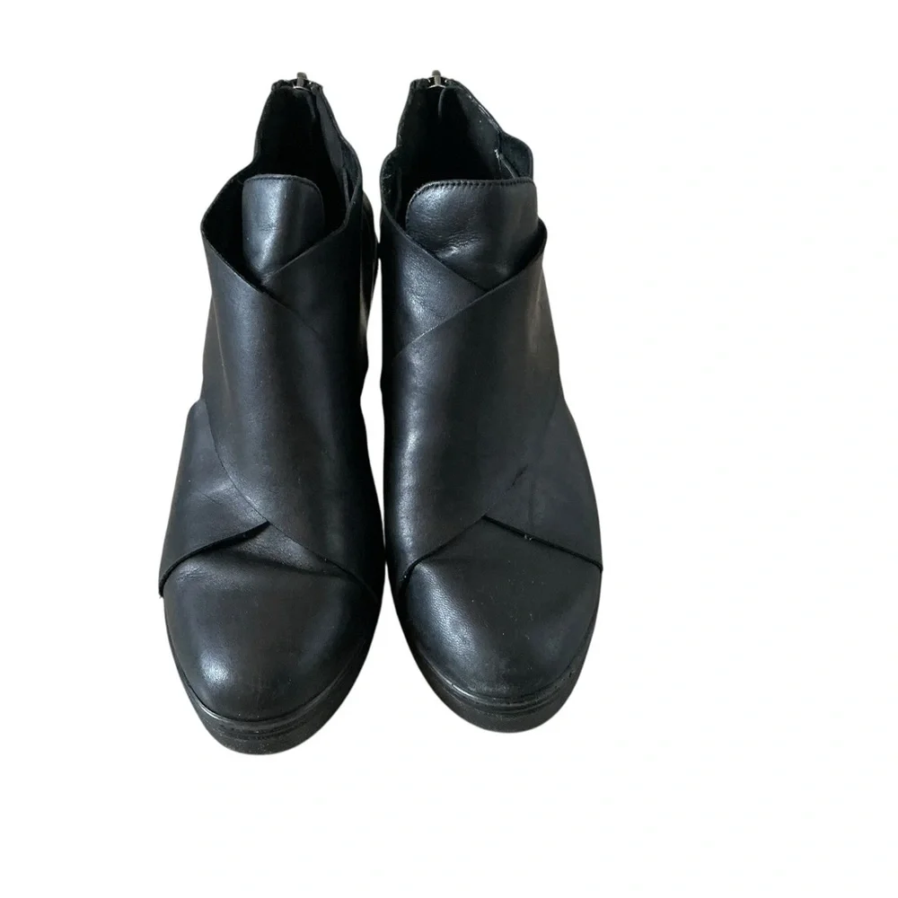 Eileen fisher Cosmo black classy platform shoes size 7